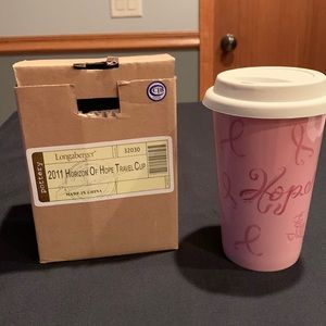 Longaberger 2011 Horizon of Hope Travel Cup